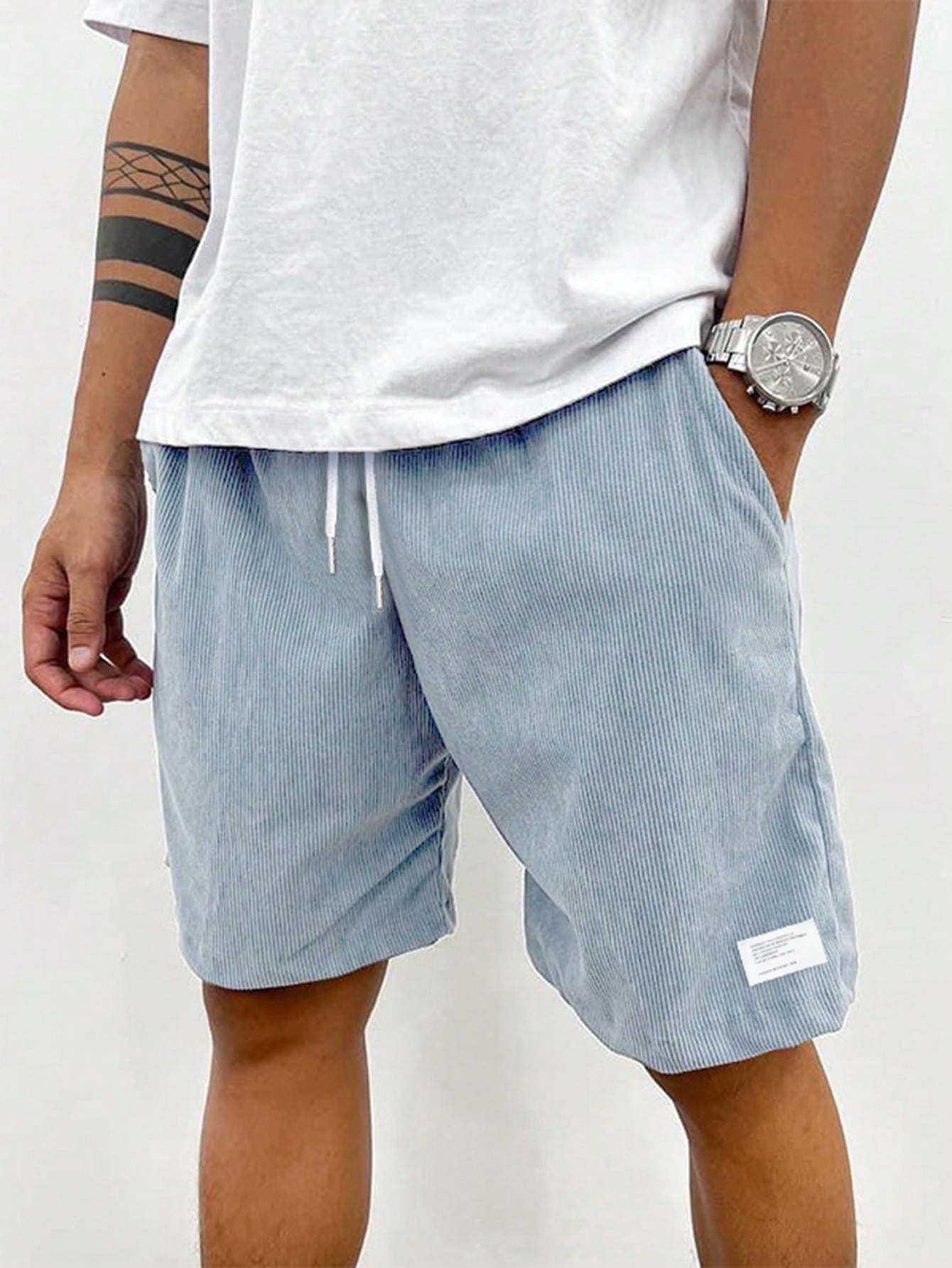 Zachary Herreshorts i Fløjl – Komfortable Shorts med Stretch & Tidløst Design