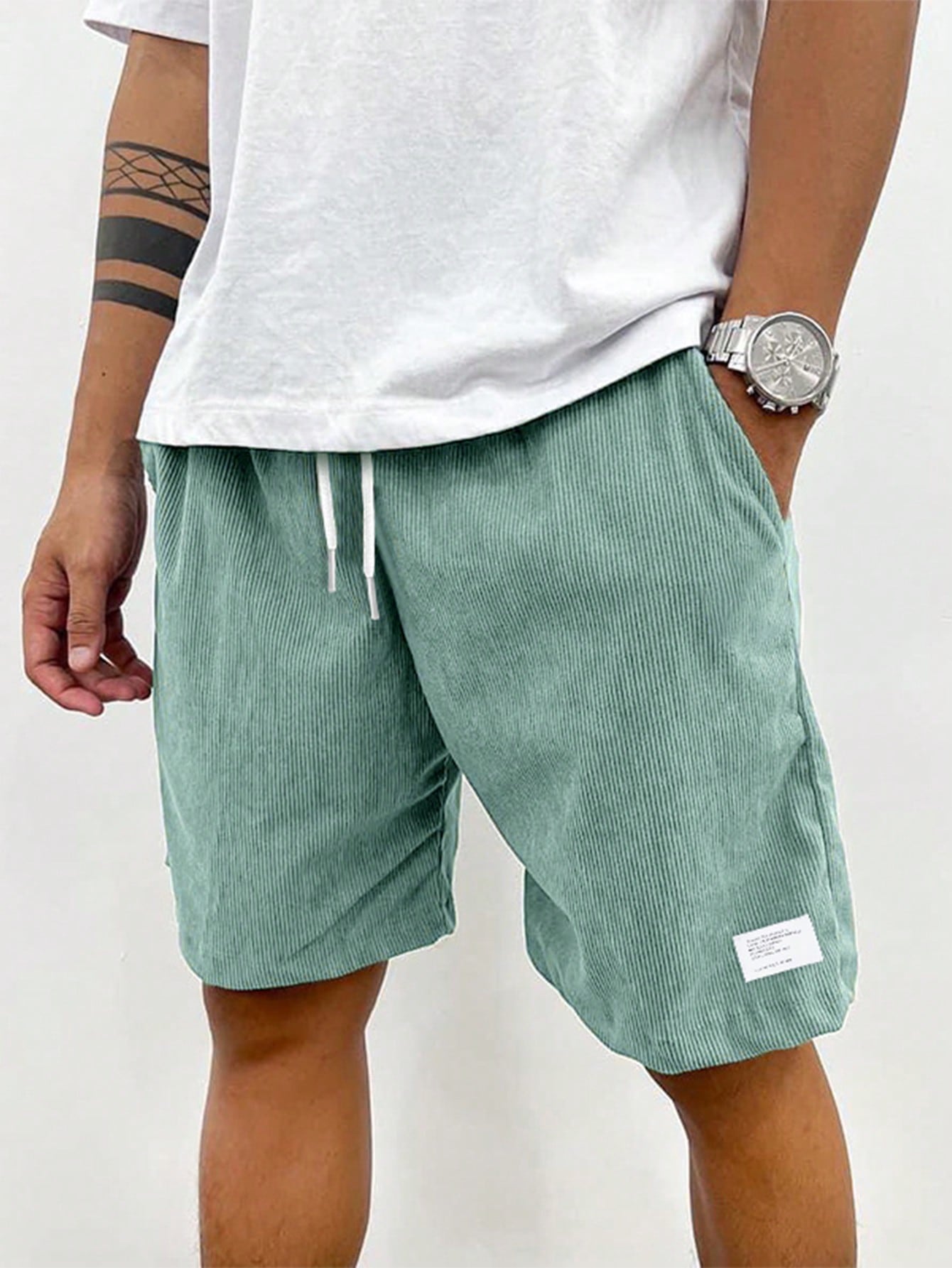 Zachary Herreshorts i Fløjl – Komfortable Shorts med Stretch & Tidløst Design