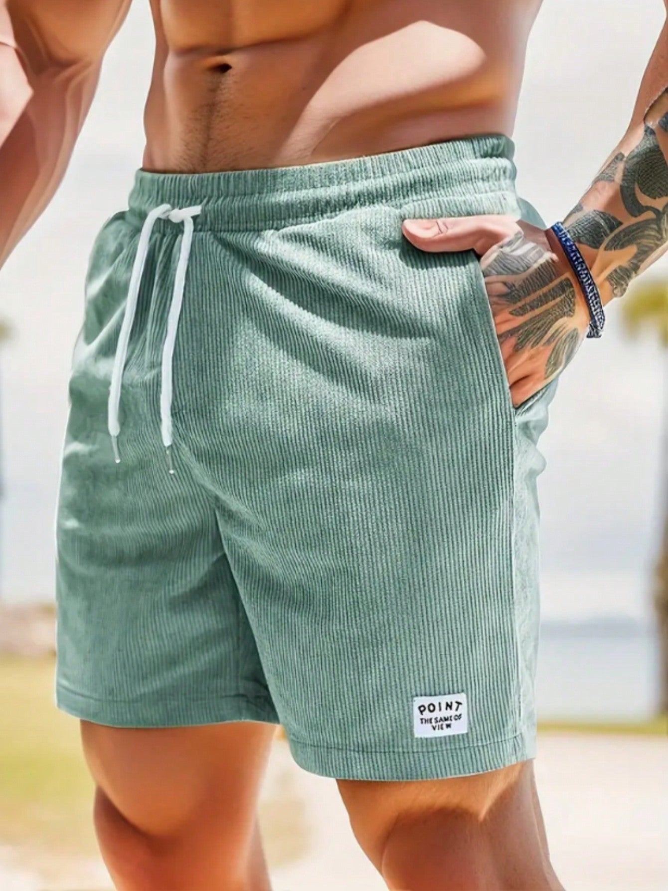 Zachary Herreshorts i Fløjl – Komfortable Shorts med Stretch & Tidløst Design