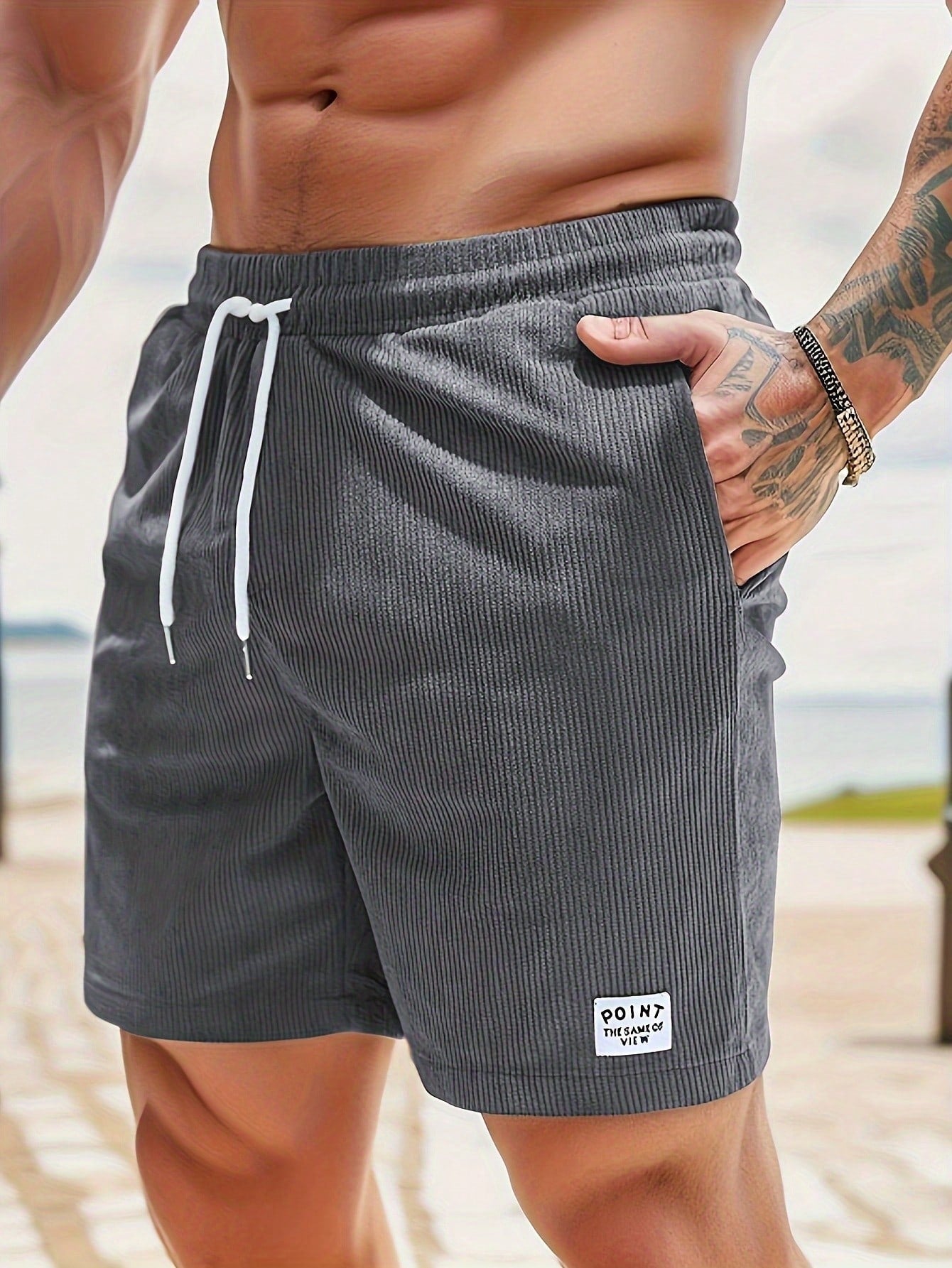 Zachary Herreshorts i Fløjl – Komfortable Shorts med Stretch & Tidløst Design