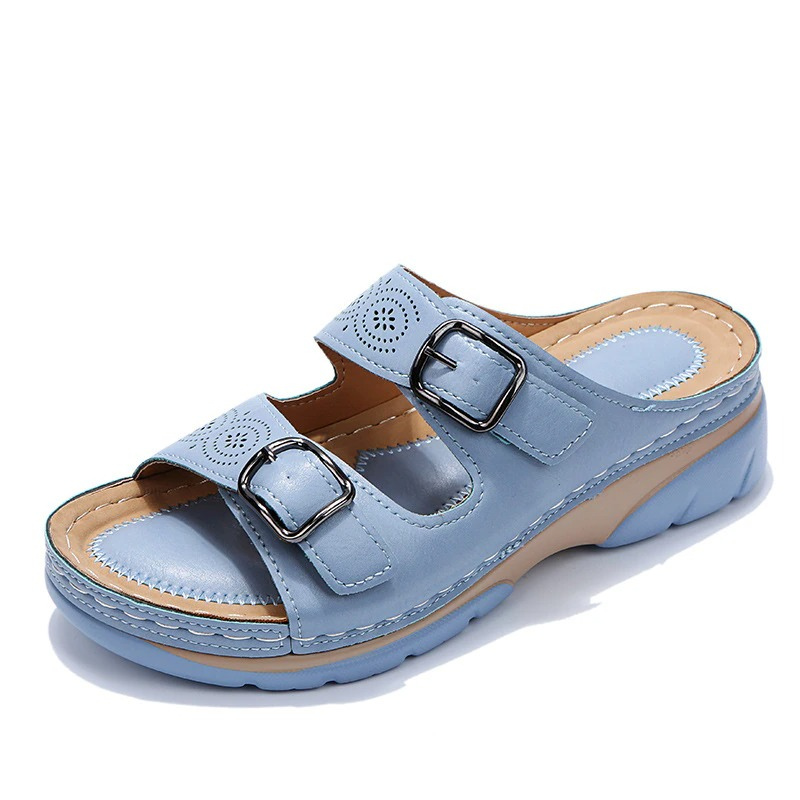 Luisa Dame Sandaler – Ortopædiske Sommer Sandaler med EVA-sål og Gelstødabsorbering for Smertelindring