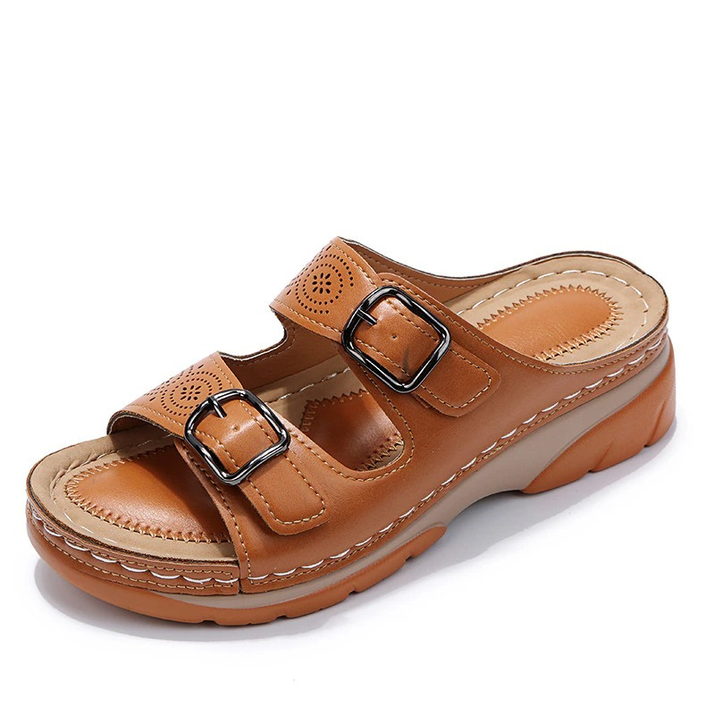 Luisa Dame Sandaler – Ortopædiske Sommer Sandaler med EVA-sål og Gelstødabsorbering for Smertelindring