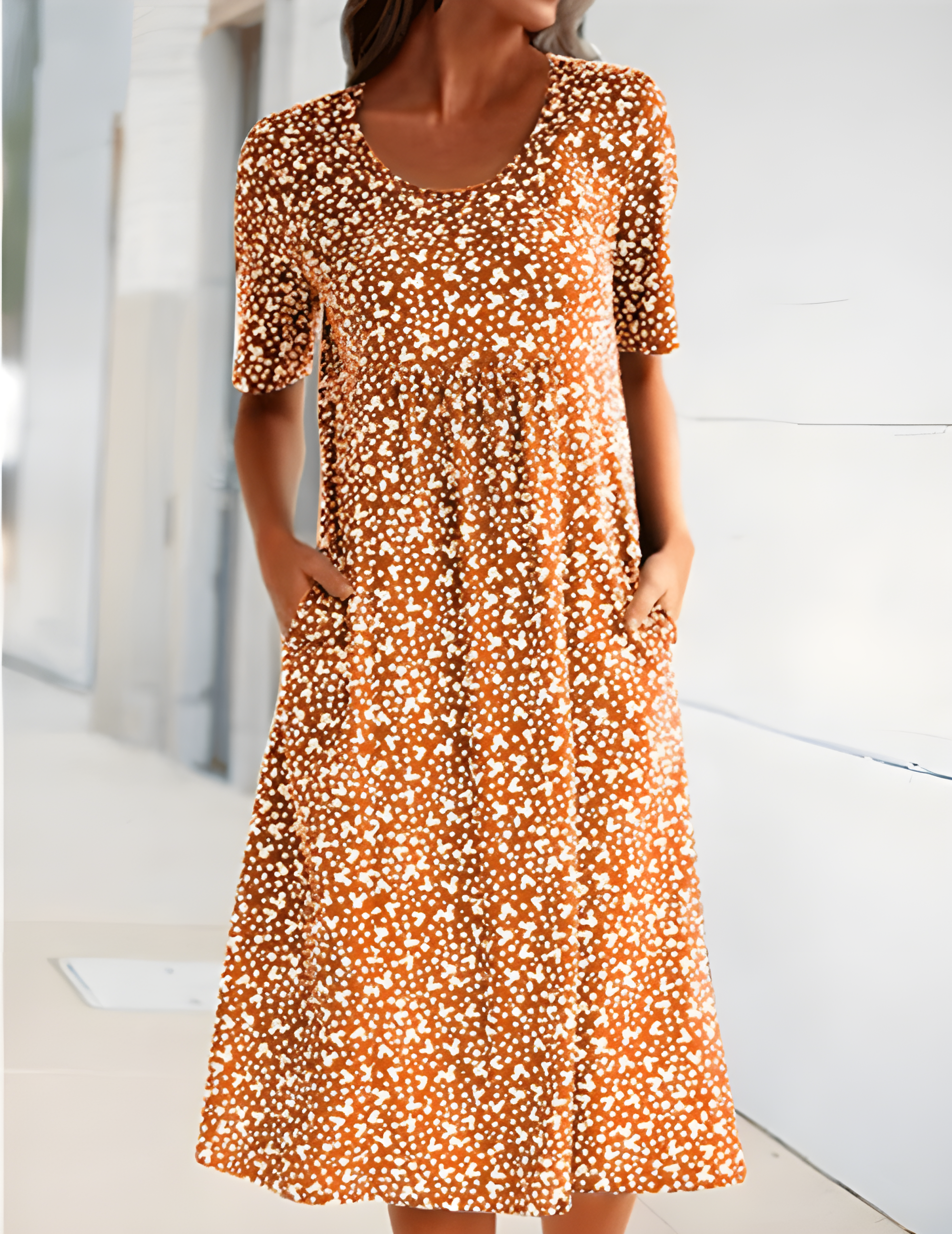 Sophie Sommerkjole Dame – Let Stof & Elegant Design til Varme Dage