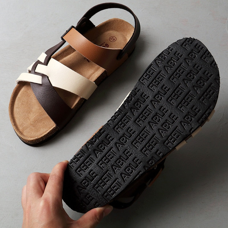 Kim Sandaler Dame – Lædersandaler med Komfortabel Sål & Tidløst Design til Hverdag