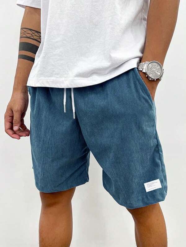Zachary Herreshorts i Fløjl – Komfortable Shorts med Stretch & Tidløst Design