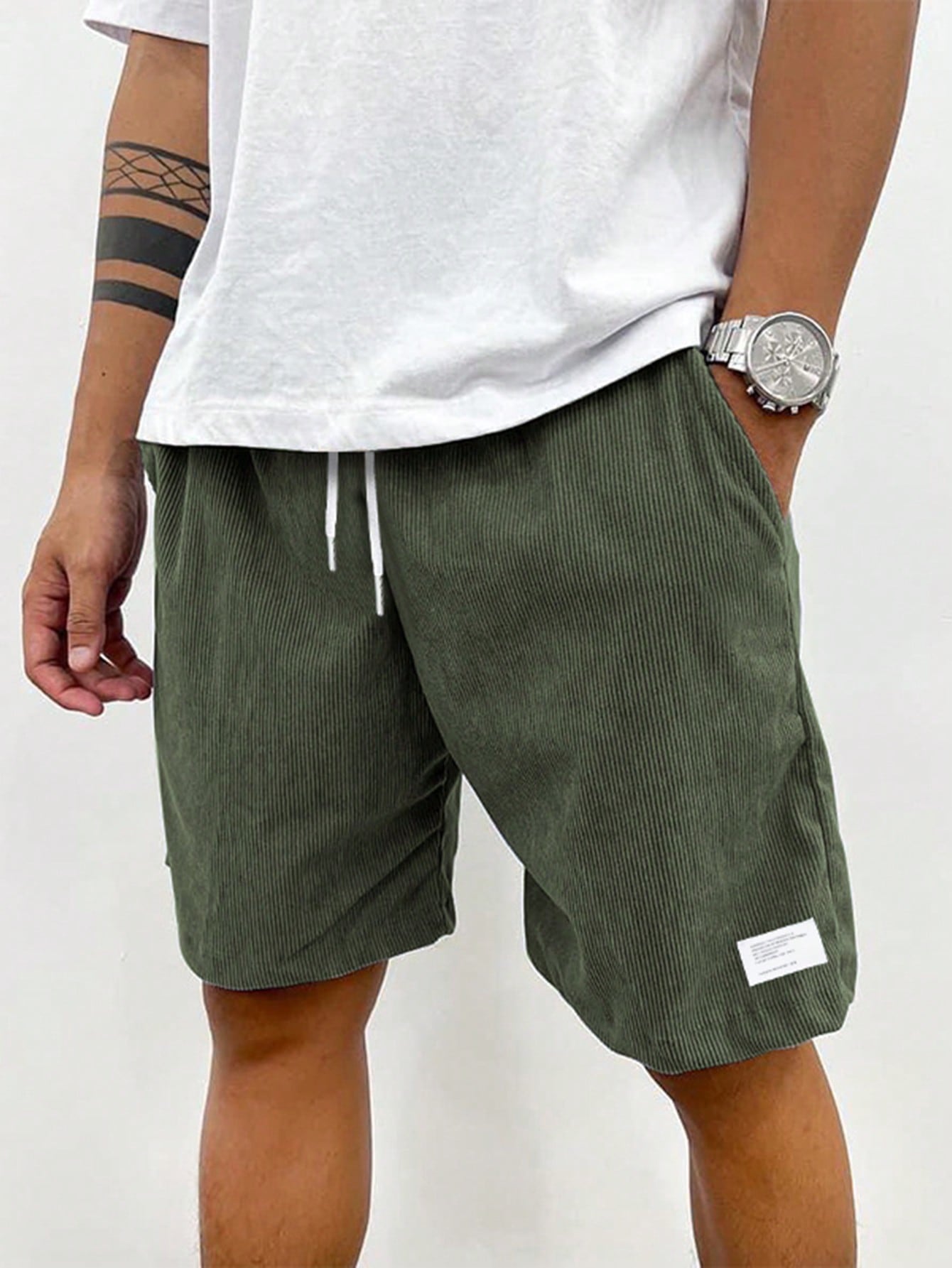 Zachary Herreshorts i Fløjl – Komfortable Shorts med Stretch & Tidløst Design