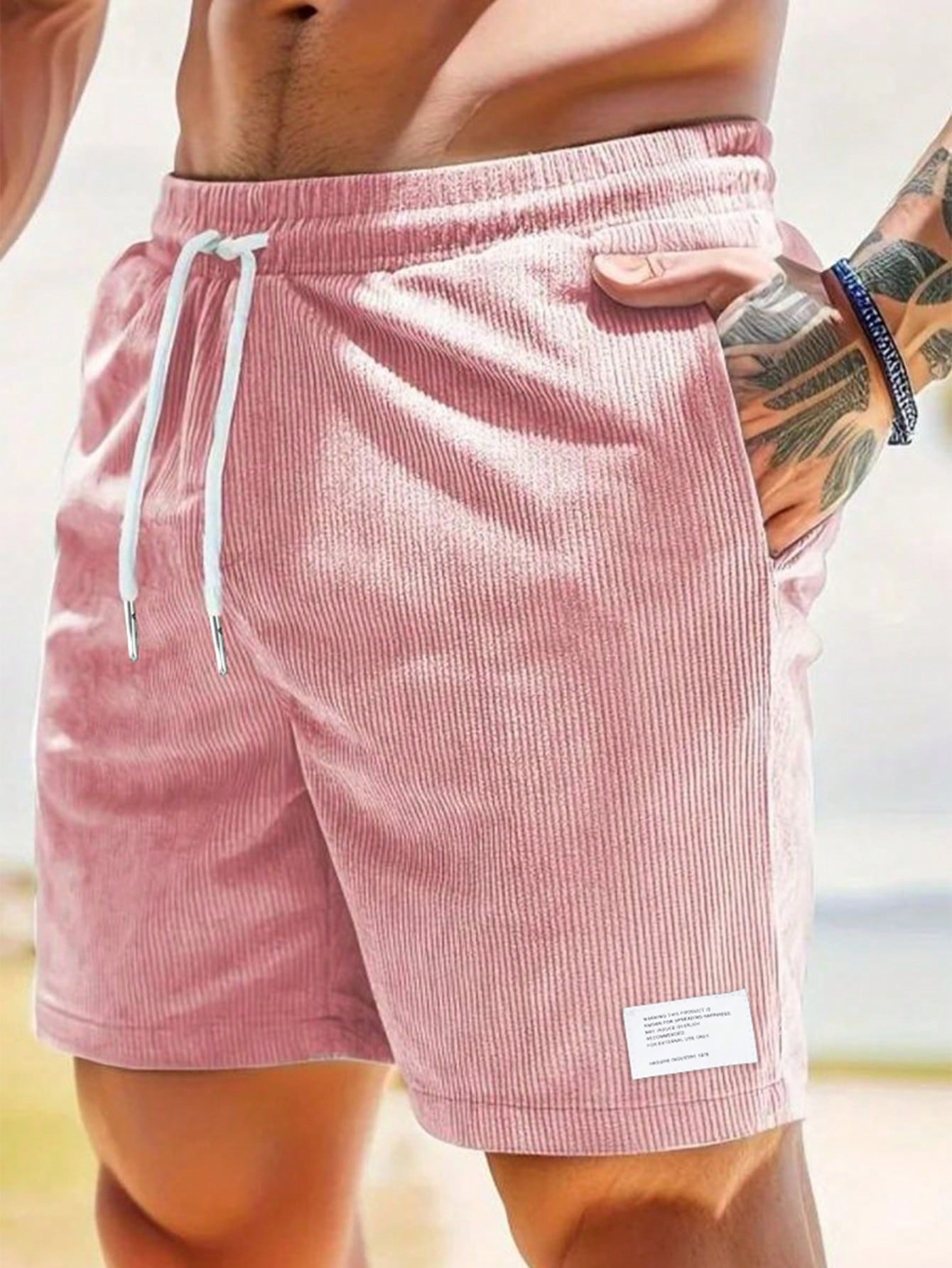 Zachary Herreshorts i Fløjl – Komfortable Shorts med Stretch & Tidløst Design