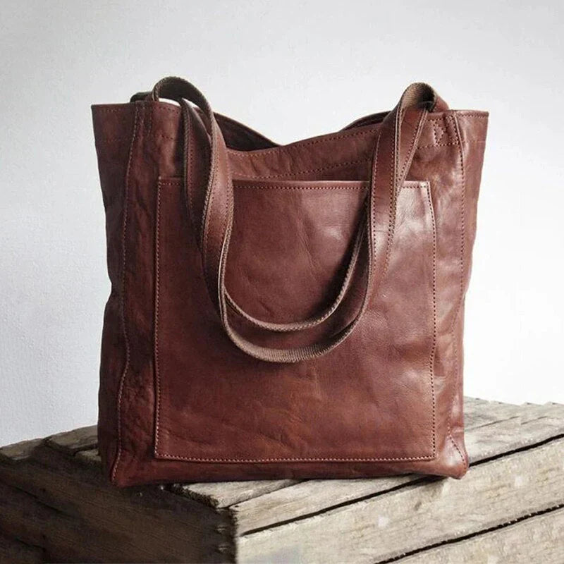 Eveline Håndtaske til Kvinder – Elegant PU-lædertaske med Stor Opbevaringsplads & Raffineret Design