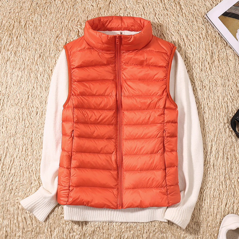 Valentina Dame Vest – Let Vatteret Vest med Andedun og Elegant Pasform