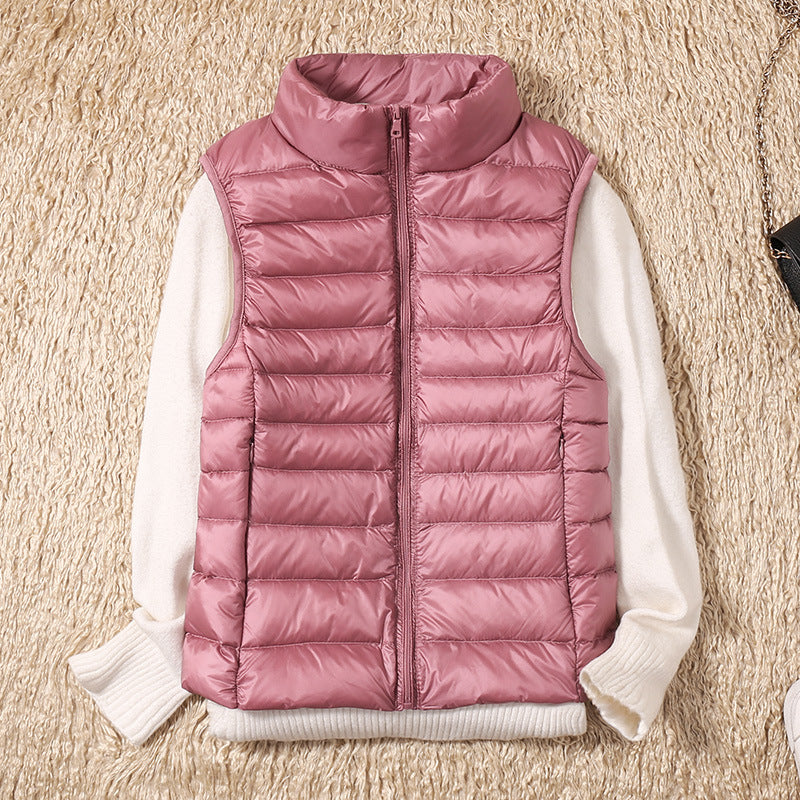 Valentina Dame Vest – Let Vatteret Vest med Andedun og Elegant Pasform
