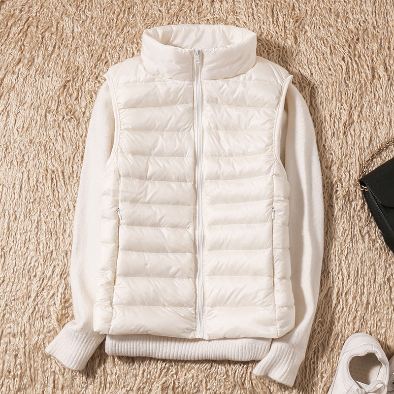 Valentina Dame Vest – Let Vatteret Vest med Andedun og Elegant Pasform