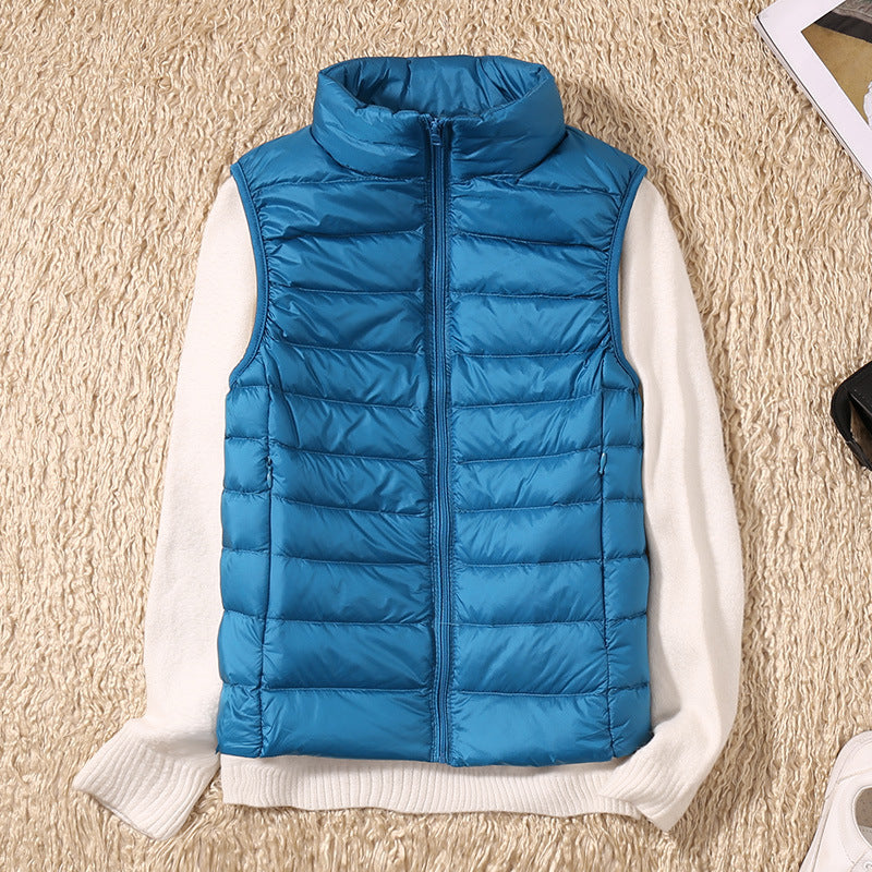 Valentina Dame Vest – Let Vatteret Vest med Andedun og Elegant Pasform