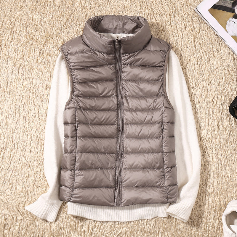 Valentina Dame Vest – Let Vatteret Vest med Andedun og Elegant Pasform