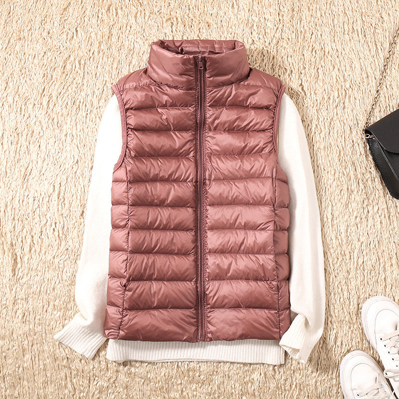 Valentina Dame Vest – Let Vatteret Vest med Andedun og Elegant Pasform