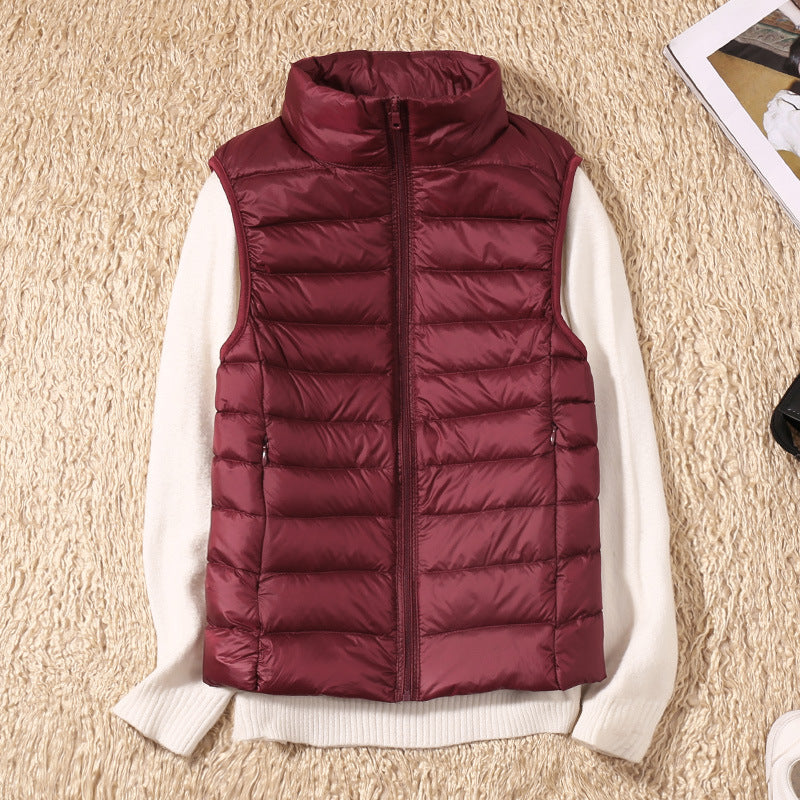 Valentina Dame Vest – Let Vatteret Vest med Andedun og Elegant Pasform