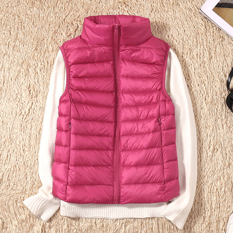Valentina Dame Vest – Let Vatteret Vest med Andedun og Elegant Pasform