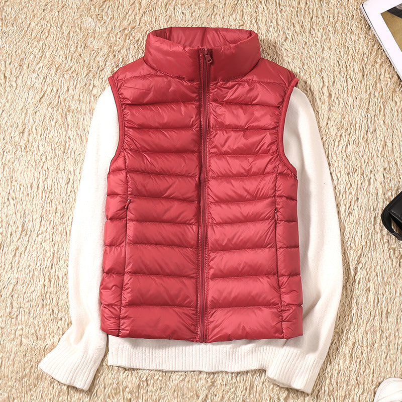 Valentina Dame Vest – Let Vatteret Vest med Andedun og Elegant Pasform
