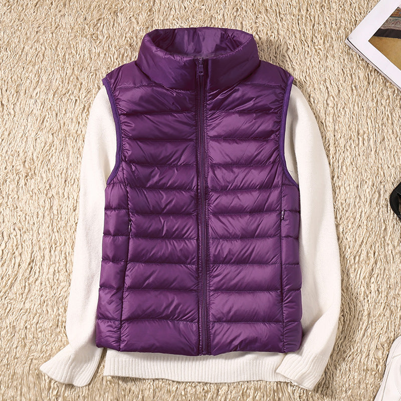 Valentina Dame Vest – Let Vatteret Vest med Andedun og Elegant Pasform