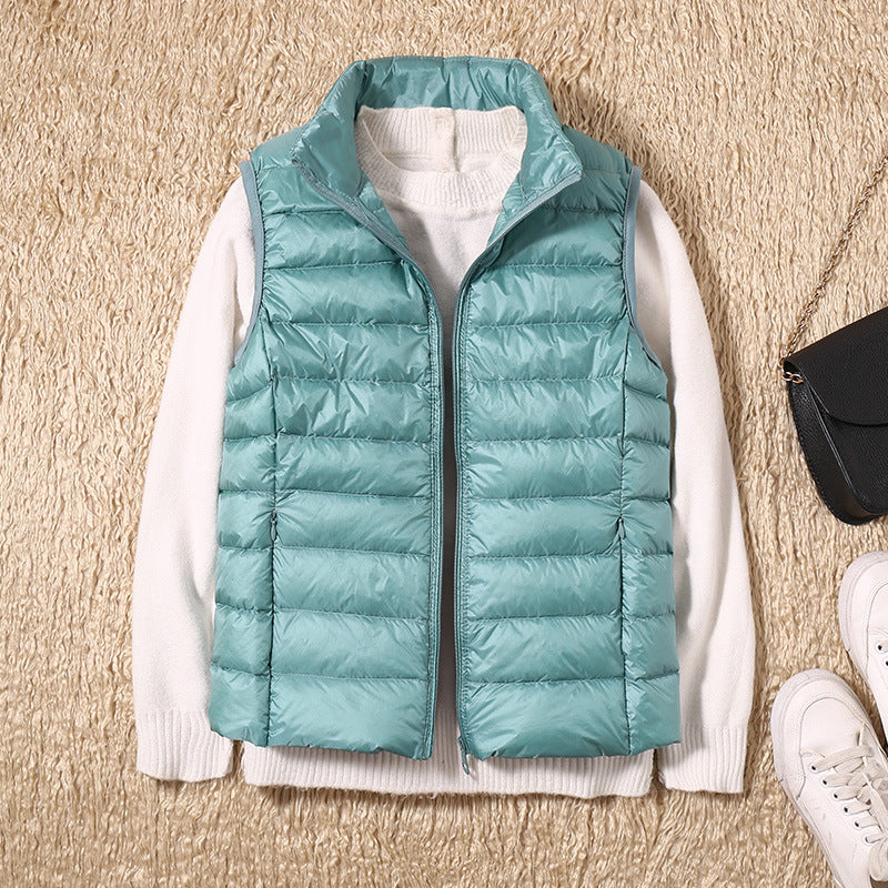 Valentina Dame Vest – Let Vatteret Vest med Andedun og Elegant Pasform