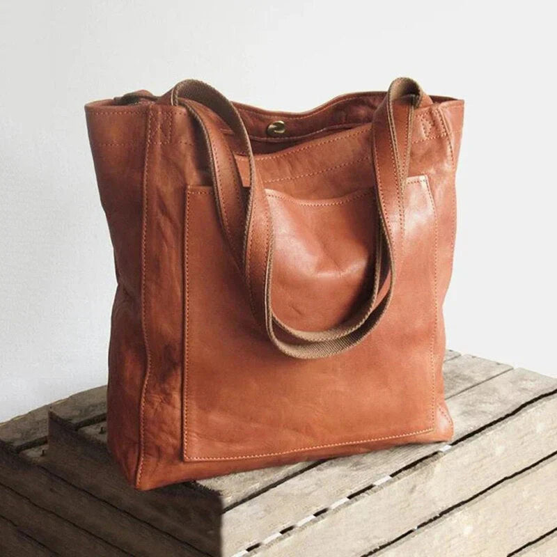 Eveline Håndtaske til Kvinder – Elegant PU-lædertaske med Stor Opbevaringsplads & Raffineret Design
