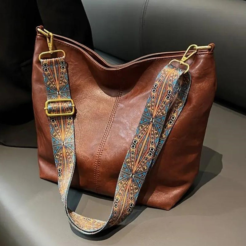 Skuldertaske Wanda til Dame – Elegant taske i PU med lynlås og kompakt format til hverdagsbrug