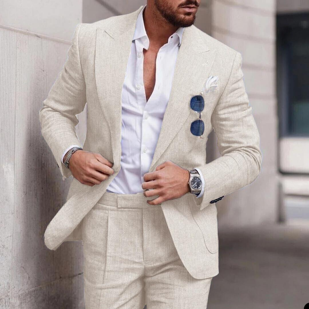 Anthony Herre Sommerdragt – Let og Elegant To-knaps Design med Komfort og Stil