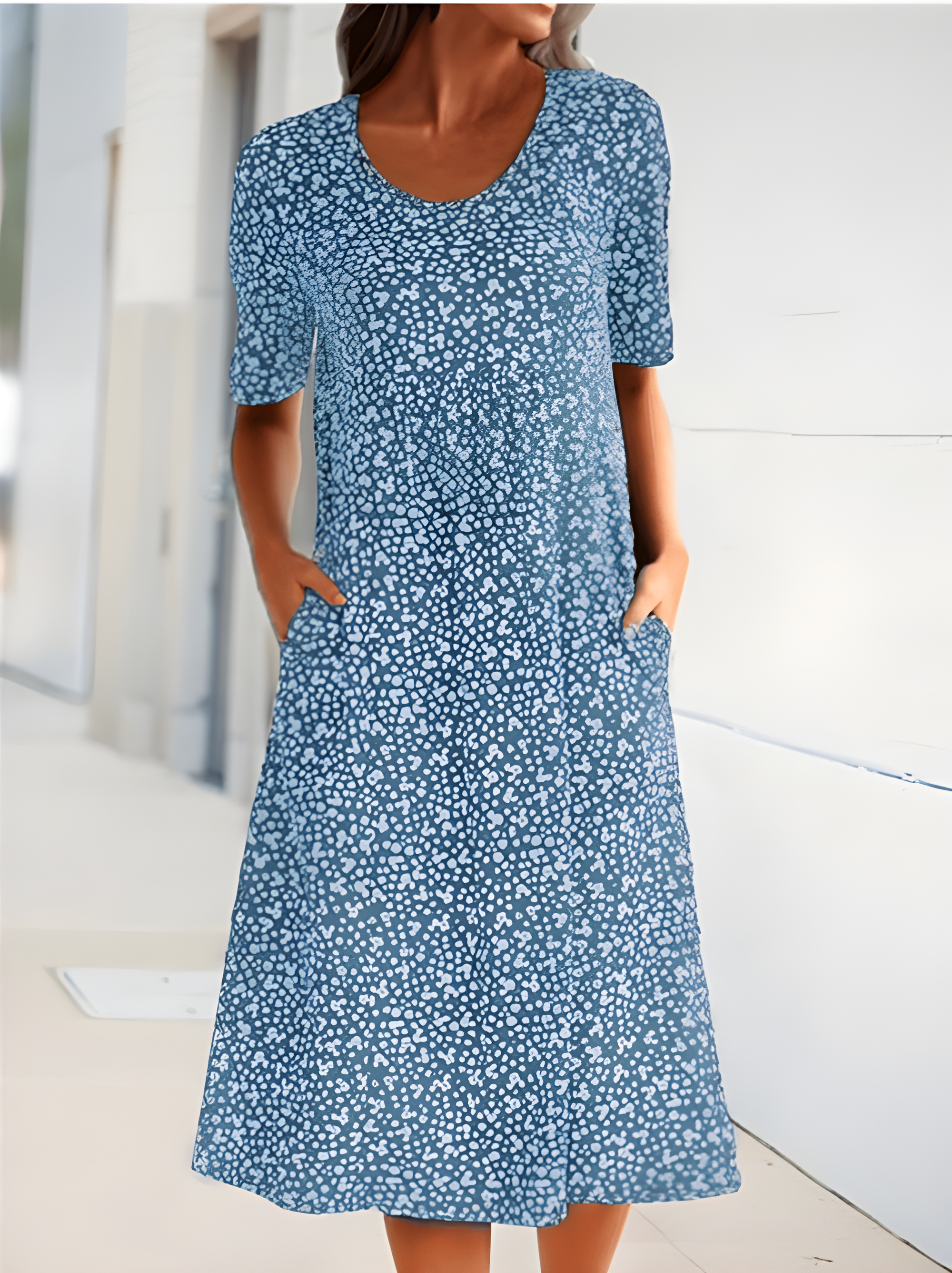 Sophie Sommerkjole Dame – Let Stof & Elegant Design til Varme Dage