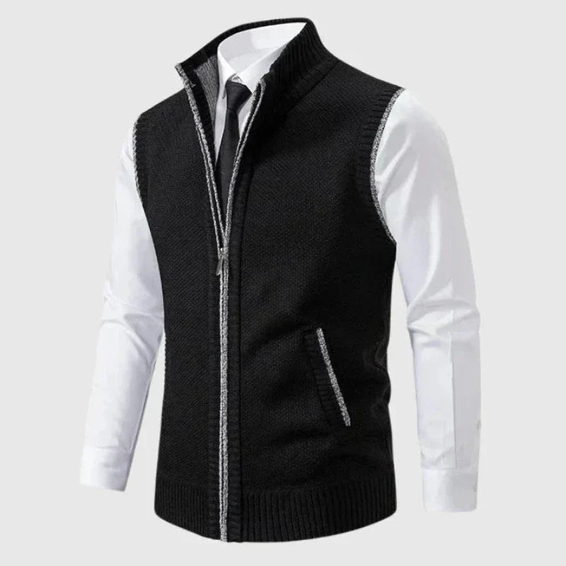 Cezar Herre Vest – Stilfuld & Let Vest med Tætsiddende Pasform og Moderne Detaljer