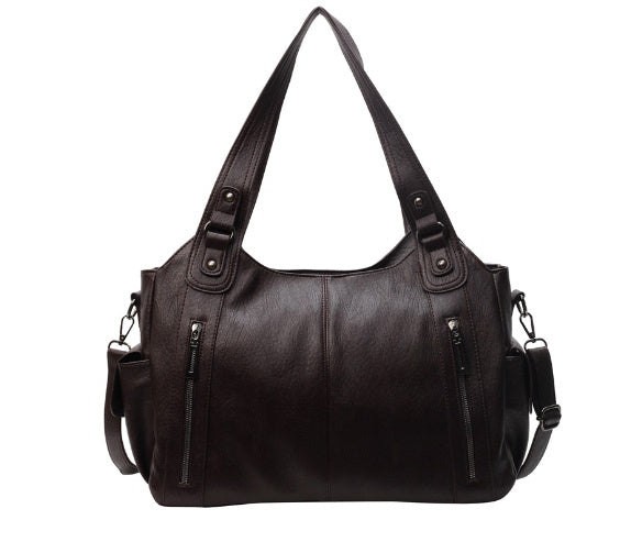Dakota Dame Crossbody Taske – Elegant Lædertaske med Justerbar Rem & Rummeligt Design